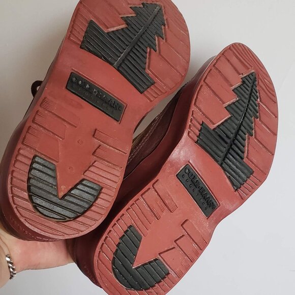 COLE HAAN Sporting Shoes Leather Walking Hiking Lace Up Flats Bicolor - Picture 15 of 15